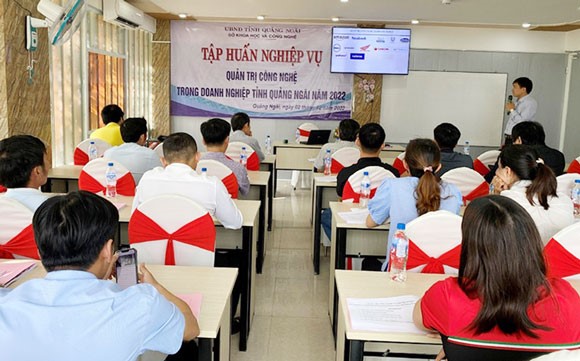 Tập huấn Quản trị Công nghệ cho các doanh nghiệp trên địa bàn tỉnh Quảng Ngãi
